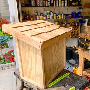 Plano de carpintería para compartir en la despensa de Little Free Library - Plano de proyecto de madera fácil - Proyectos de madera para vender imagen 10