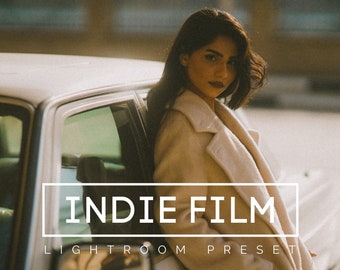 10 INDIE FILM Lightroom Mobile and Desktop Presets | Cinematic Presets, Vintage Presets, Film Look Presets, Portraits, Retro, 90s, Aesthetic