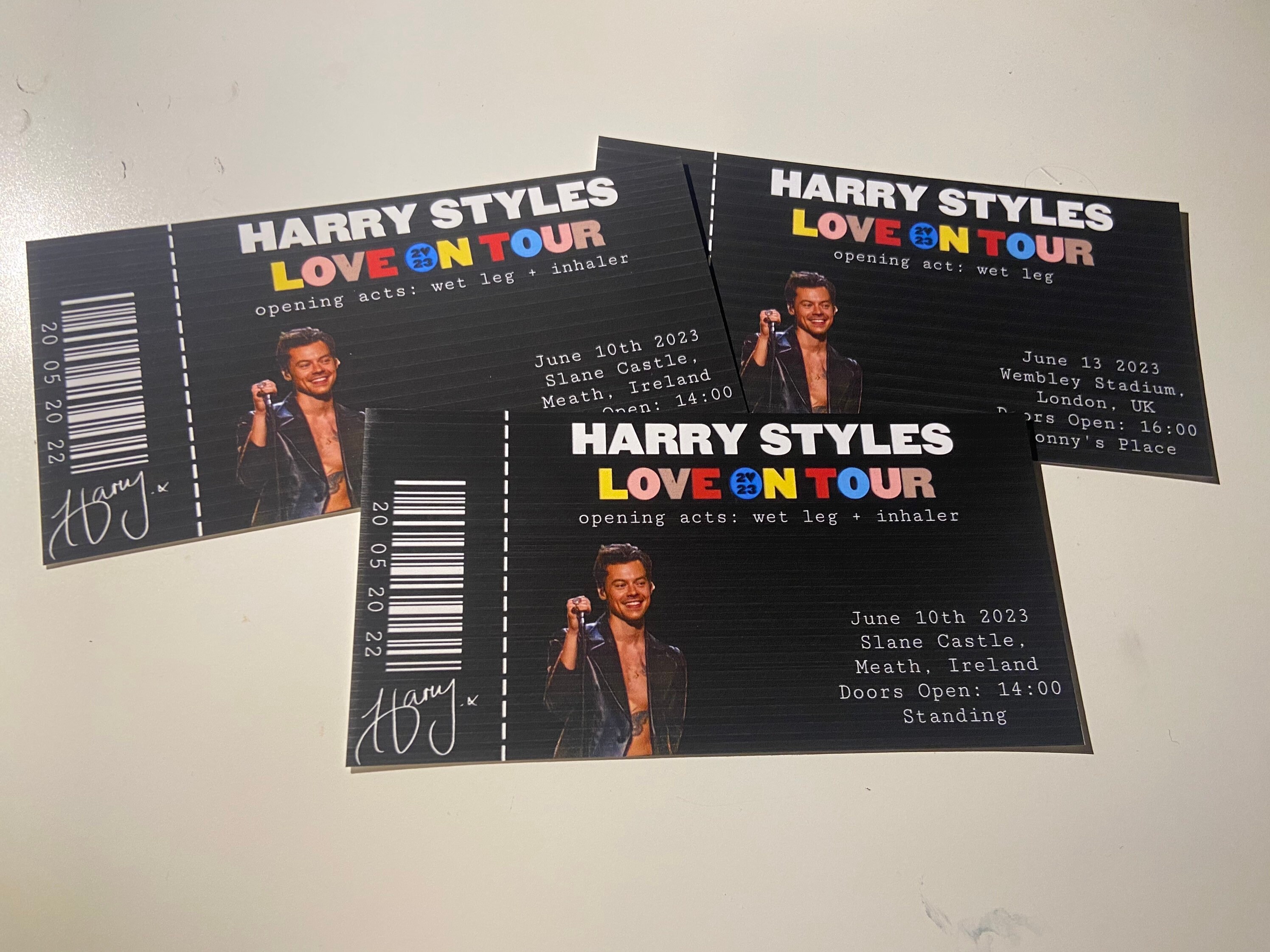 Billets Concert Harry Styles Paris Harry styles tickets - Etsy France