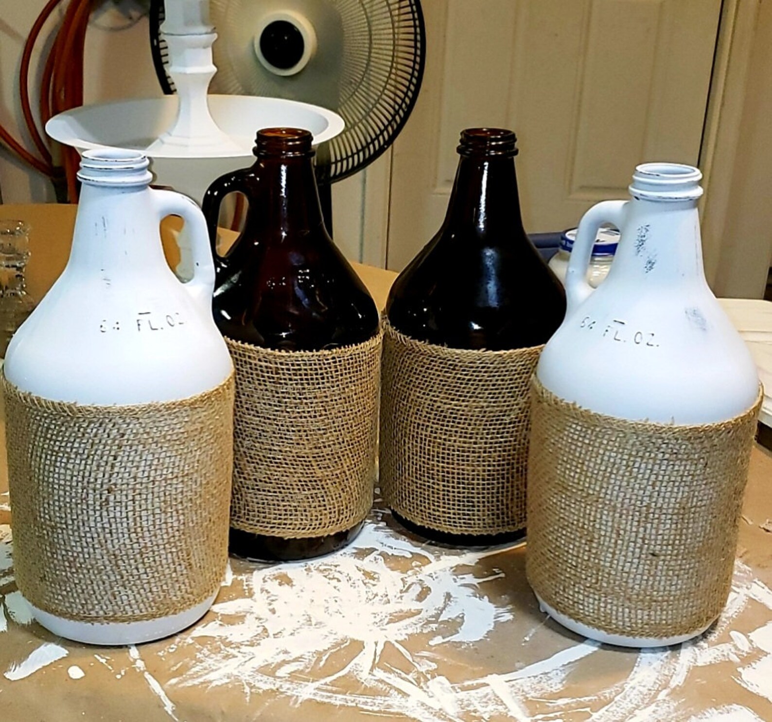 Hand painted Custom Gallon Glass Jugs Etsy