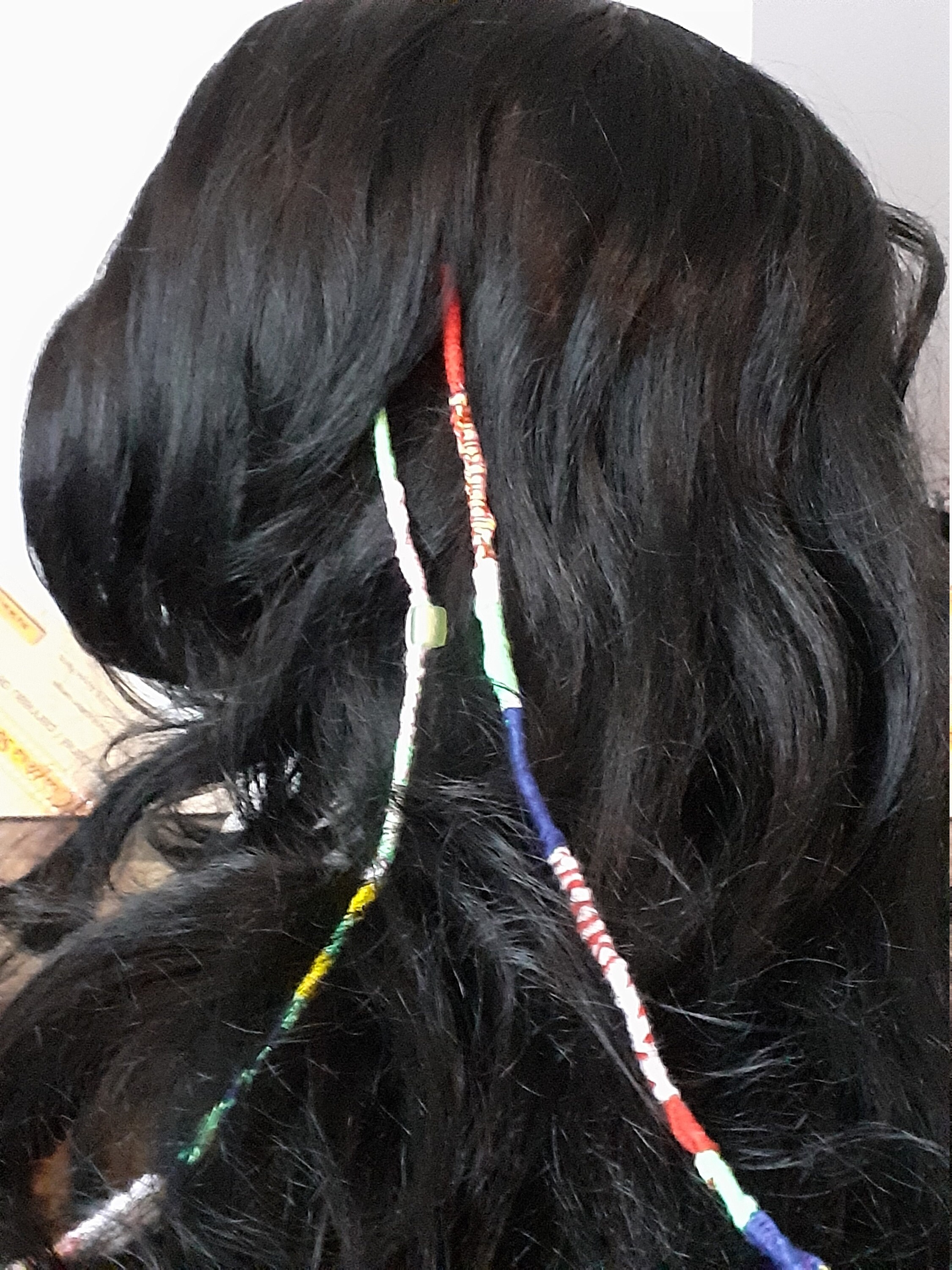 Hair wrap hair string boho hair jewelry rave clip in Etsy