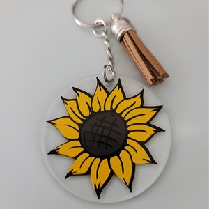 Sunflower Keychain