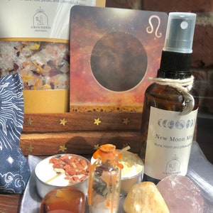 New Moon Manifestation Gift Box Ritual Kit Witch Craft, Self Care ...