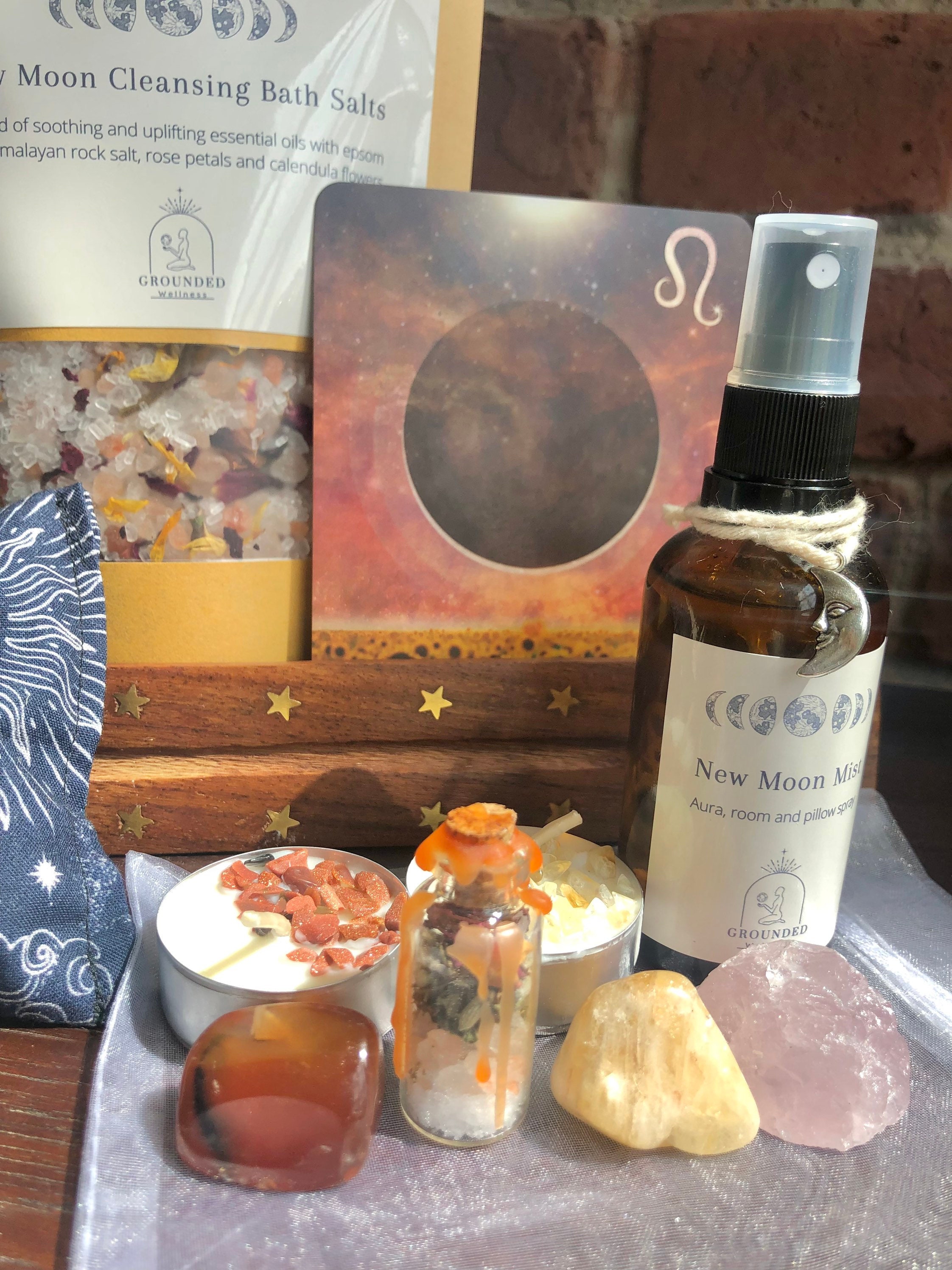 New Moon Manifestation Gift Box Ritual Kit Witch Craft, Self Care ...