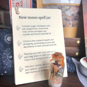 New Moon Manifestation Gift Box Ritual Kit Witch Craft, Self Care ...