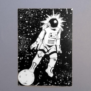 Cartolina dell'astronauta