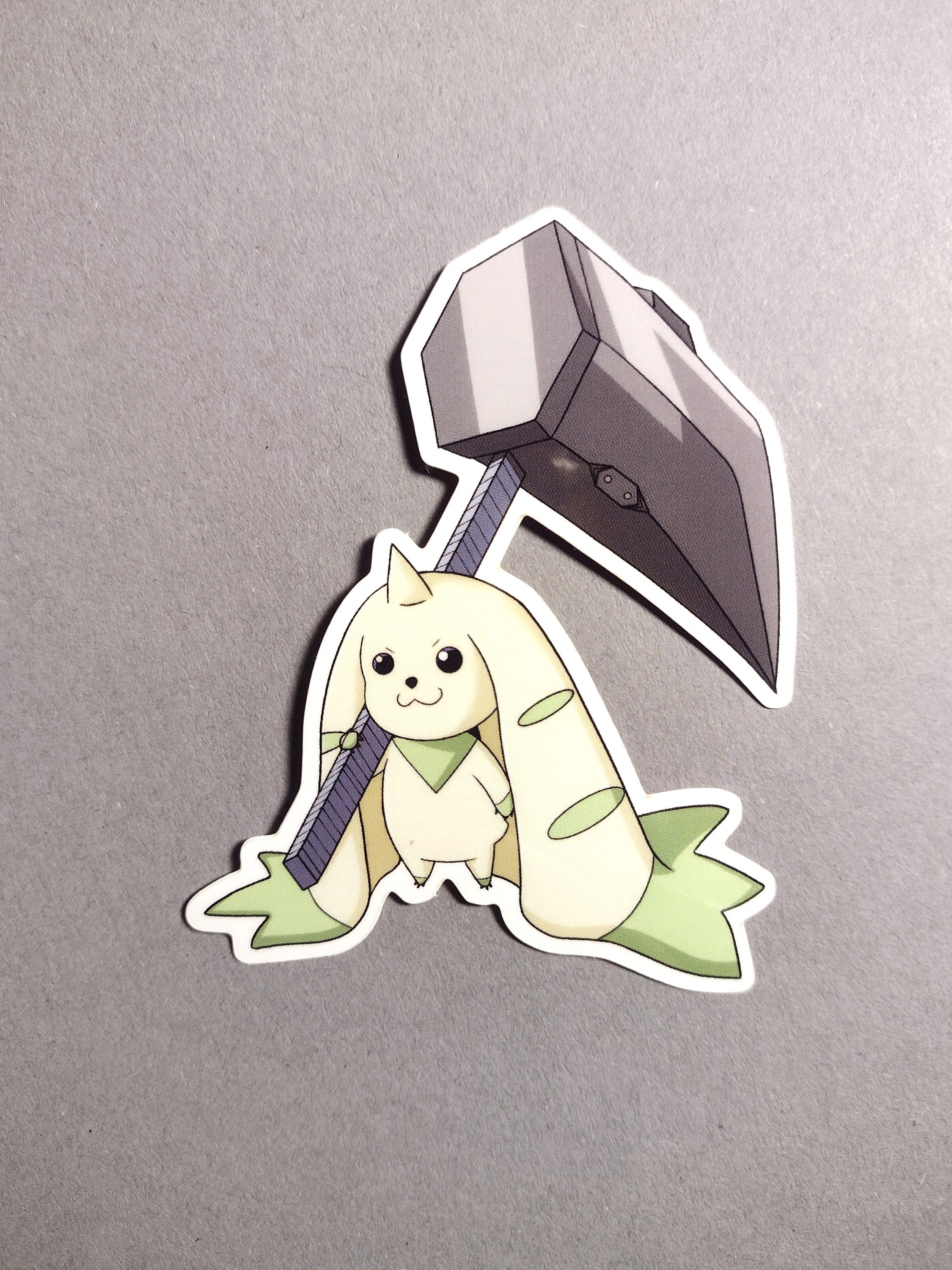 Terriermon hammertime Sticker digimon Tamers - Etsy UK