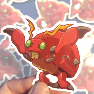 Tentomon Stickers (Digimon Adventure)