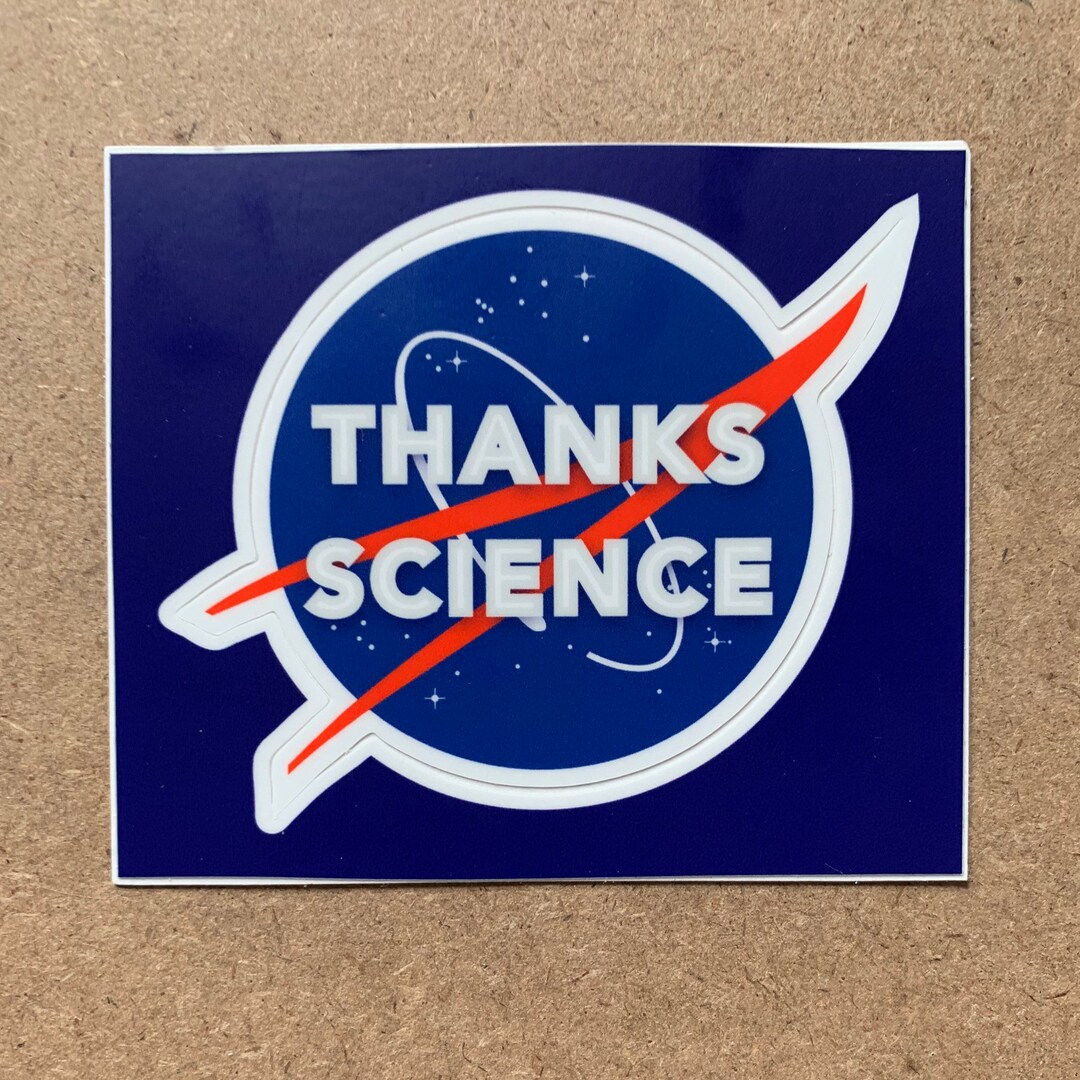 Glitter NASA Sticker – MUCH SCIENCE