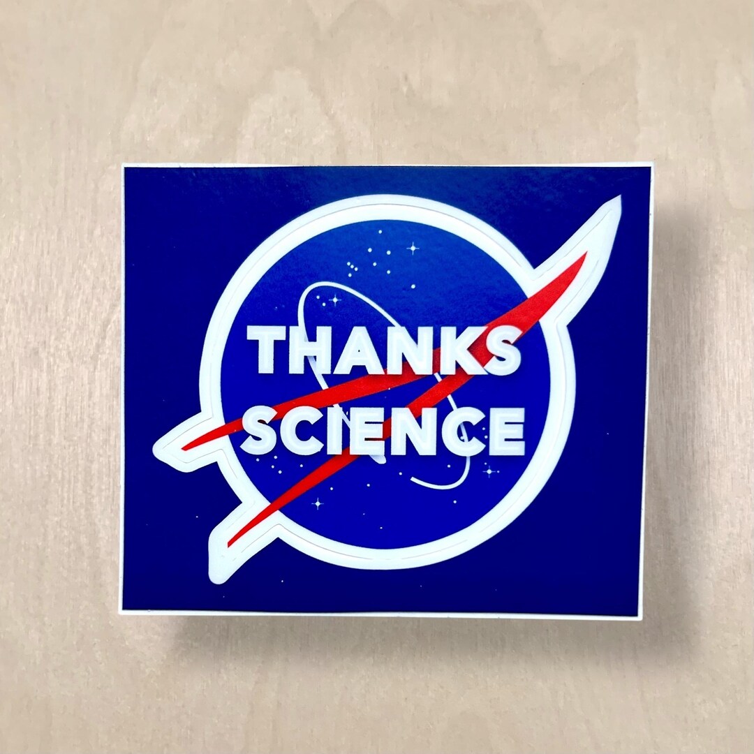 Thanks Science Compound Thanks Science - NASA Vinyl-Aufkleber mit Kiss-Cut-Aufdruck - Etsy.de