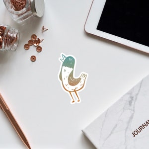 The Wonder Years Hank Vinyl Sticker, TWY, Pigeon, Watercolor