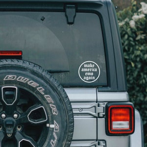 Make America Emo Again Permanent Vinyl Decal