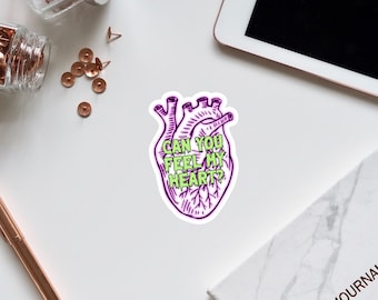 Bring Me The Horizon Vinyl Sticker, Can You Feel My Heart, BMTH