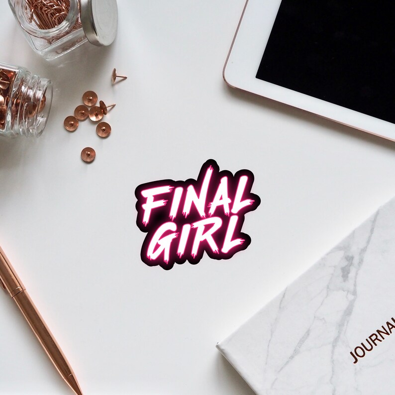 Final Girl Vinyl Sticker, Horror Movie Sticker - Etsy