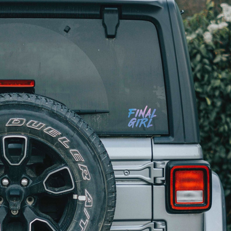 Final Girl Permanent Vinyl Decal, Horror Movie Decal - Etsy