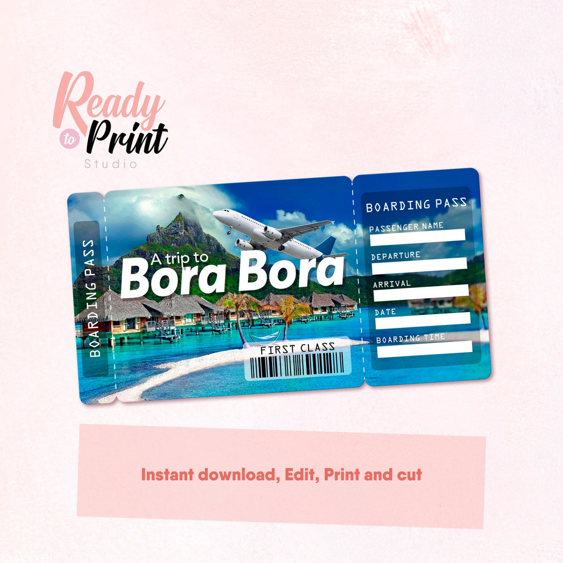 Bora Bora Printable Airline Ticket Boarding Pass Template Etsy bora-bora-printable-airline-ticket-boarding-pass-template-etsy
