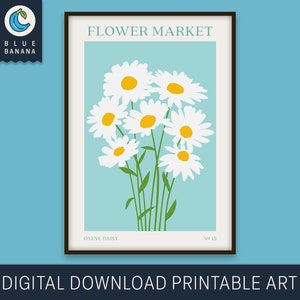 Oxeye - Etsy Print Daisy