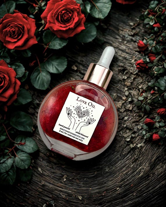 Love Oil | Body Oil | Essential Oils Perfume | Come to Me Oil | Ritual Oil | Anointing Oil | Heart Chakra Oil | Love Magick | Love Spell