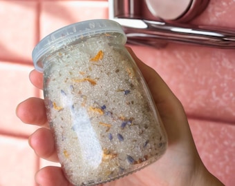 Spelled Energy Cleansing Ritual Salts for Spiritual Baths & Home Clearing- Made with Dead Sea Salt and Essential Oils