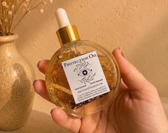 Protection Oil | Jinx Hex Removal, Evil Eye Oil, Ritual Oil, Natural Spellwork Tools, Protection Spell