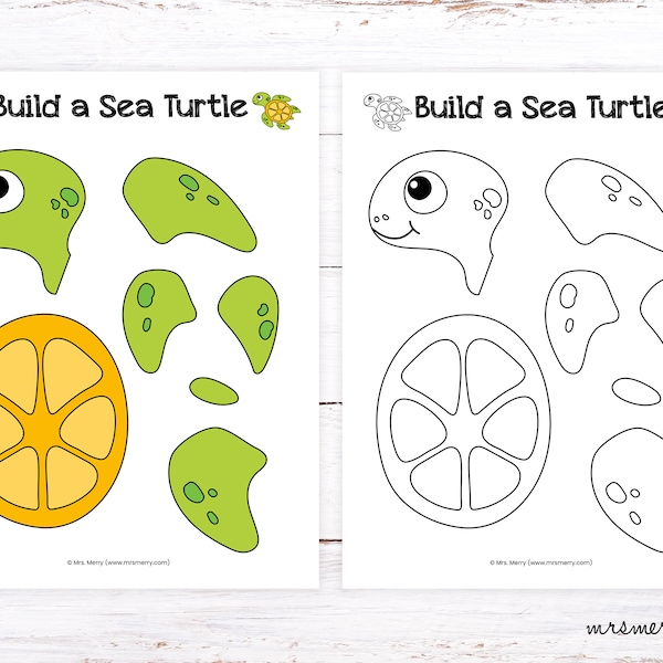 Turtle Printables - Etsy