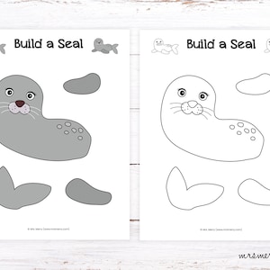 Make a Seal Craft | Seal Printable Activity for Kids