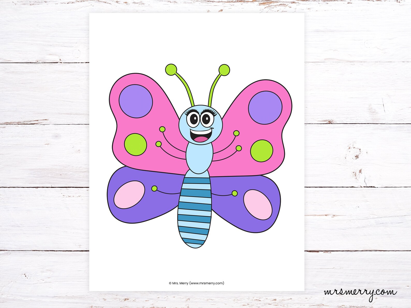 Make a Butterfly Printable Activity - Etsy