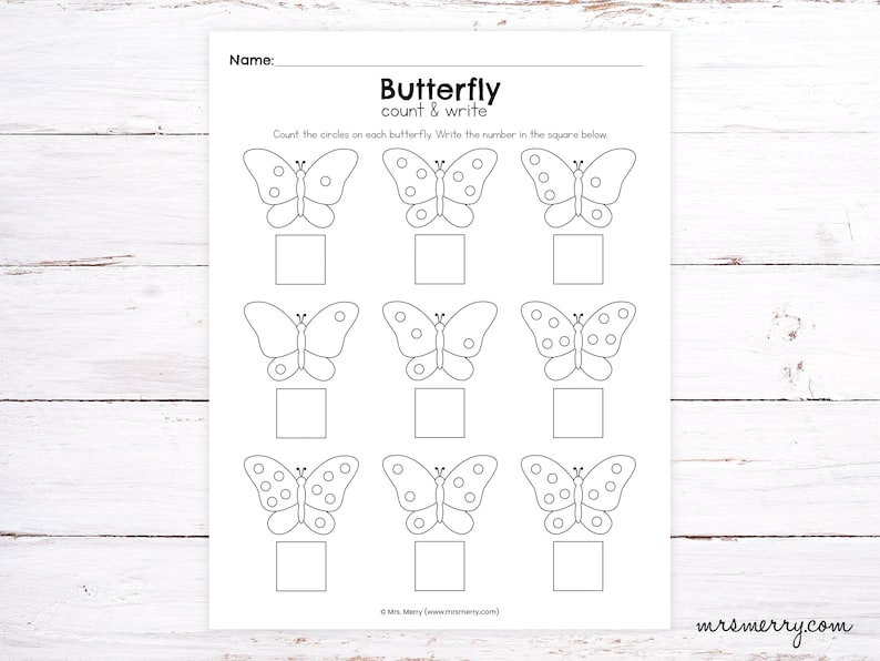 Butterfly Activity Packet | Butterfly Life Cycle for Kids Bundle - Etsy ...
