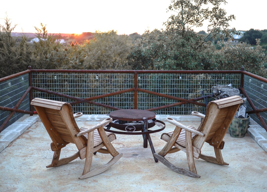 Rocking Chair View Photography Canvas Digital Download Texas Rustic ...