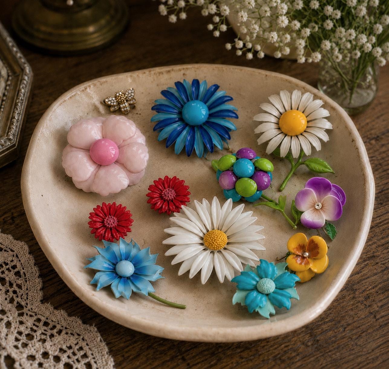 Swarovski Brooches - Etsy