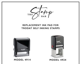 Replacement Black Ink Pad for Trodat Self Inking Stamps