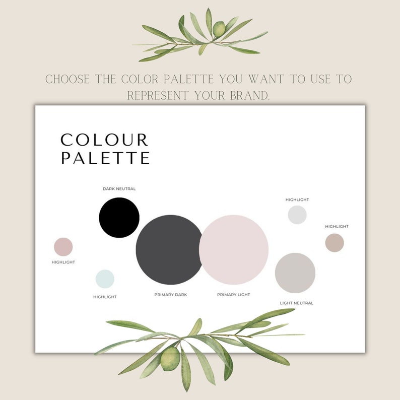 Branding Kit Brand Guideline Templates Canva Templates Etsy