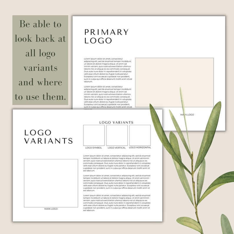 Branding Kit Brand Guideline Templates Canva Templates Etsy