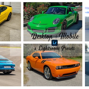 Lightroom Presets for Cars Automotive, Overlay Presets, Lightroom Overaly,Motorcycle, Exterior, Race, Track, Motorbike, Colors, Instagram