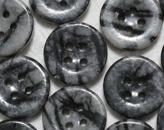 15mm Natural Gemstone Buttons, Banded Agate Buttons, Four-hole Buttons, Crystal Button, Clothes, Sewing Button