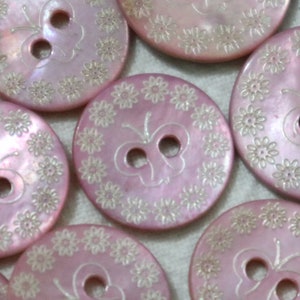 10 Stück 15mm 18mm natürliche Muschelknöpfe, natürliche Muschel zwei-Loch-Knöpfe, Blumenmuschel-Knöpfe, Hemdknöpfe, Mantelknöpfe, nähen Knopf #