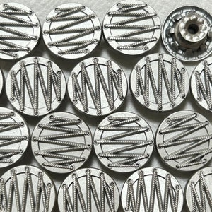 17 mm metalen jeanknopen (10 sets), niet-gestikt, jeansspijkers, klinknagelknopen, jasje, jas, sluitingen en sluitingen