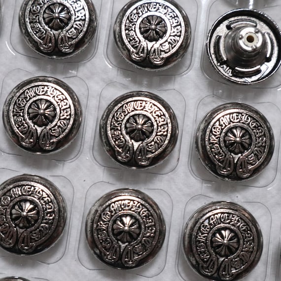 10 Sets 18mm Metal Jean Buttons, No Sew, Jean Tacks, Rivet Buttons, Jacket,  Coat, Closures & Fasteners 