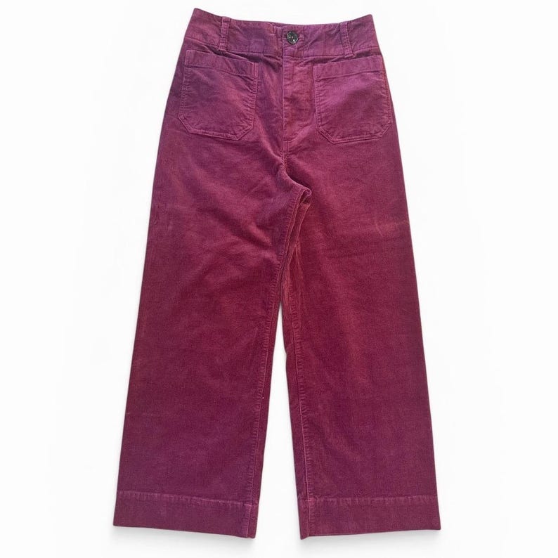 Maeve Anthropologie The Colette Corduroy Pants Size 27 image 2