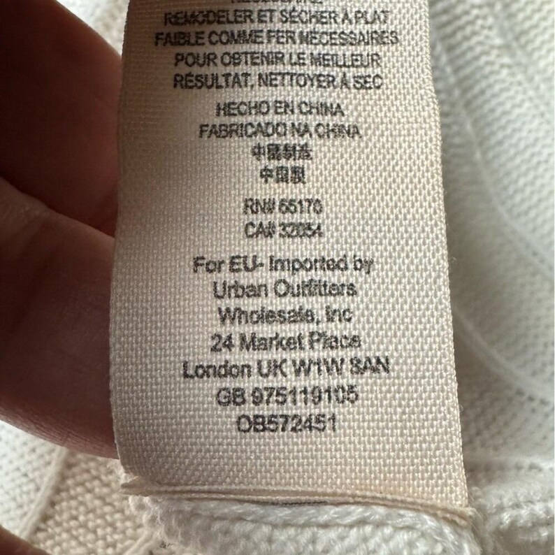 Free People White Ribbed Cardigan Sweater Size Large image 12