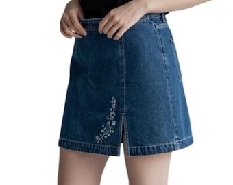 LA Blues Denim Skort Size 12