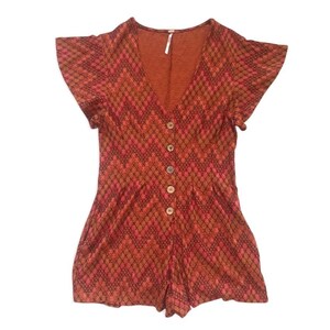 Free People Knit Romper Size Medium image 2