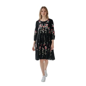 Maeve Anthropologie Embroidered Mini Dress Size Small image 1