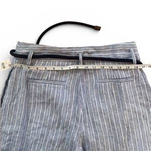 Pantalones de lino de pierna ancha Elevenses Anthropologie, talla 8, nuevos con etiquetas. imagen 4