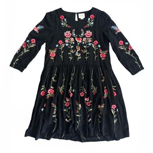 Maeve Anthropologie Embroidered Mini Dress Size Small image 2