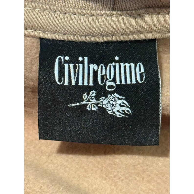 Civil Regime Womens Oversized Rose Hoodie NWT Bild 6
