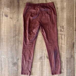 Free People Leggings Burgundy Size 27 image 9
