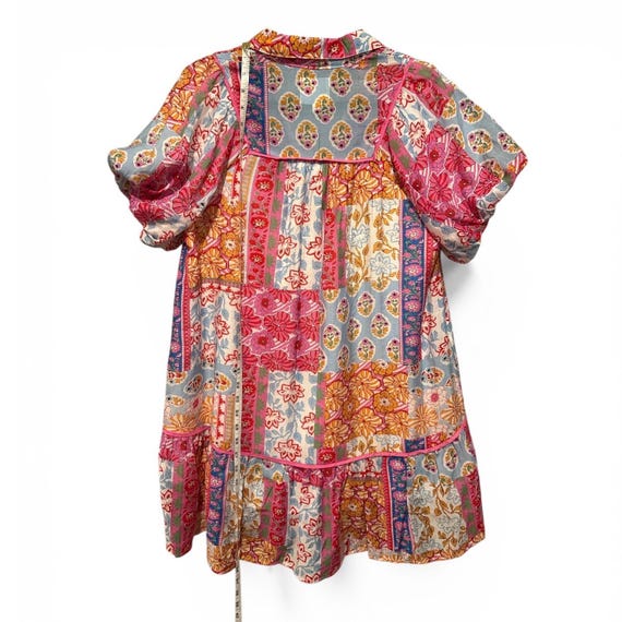 Umgee Patchwork Dress Size Small - image 3