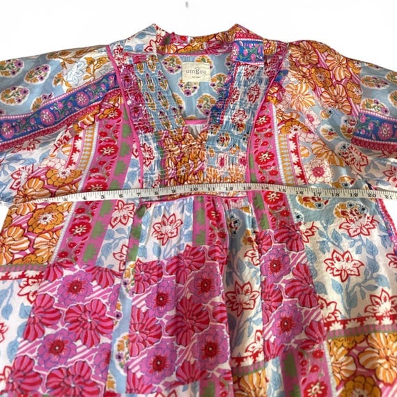Umgee Patchwork Dress Size Small - image 4