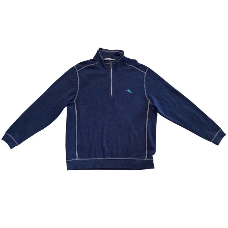Tommy Bahama Mens Quarter Zip Pullover Size Large bild 2